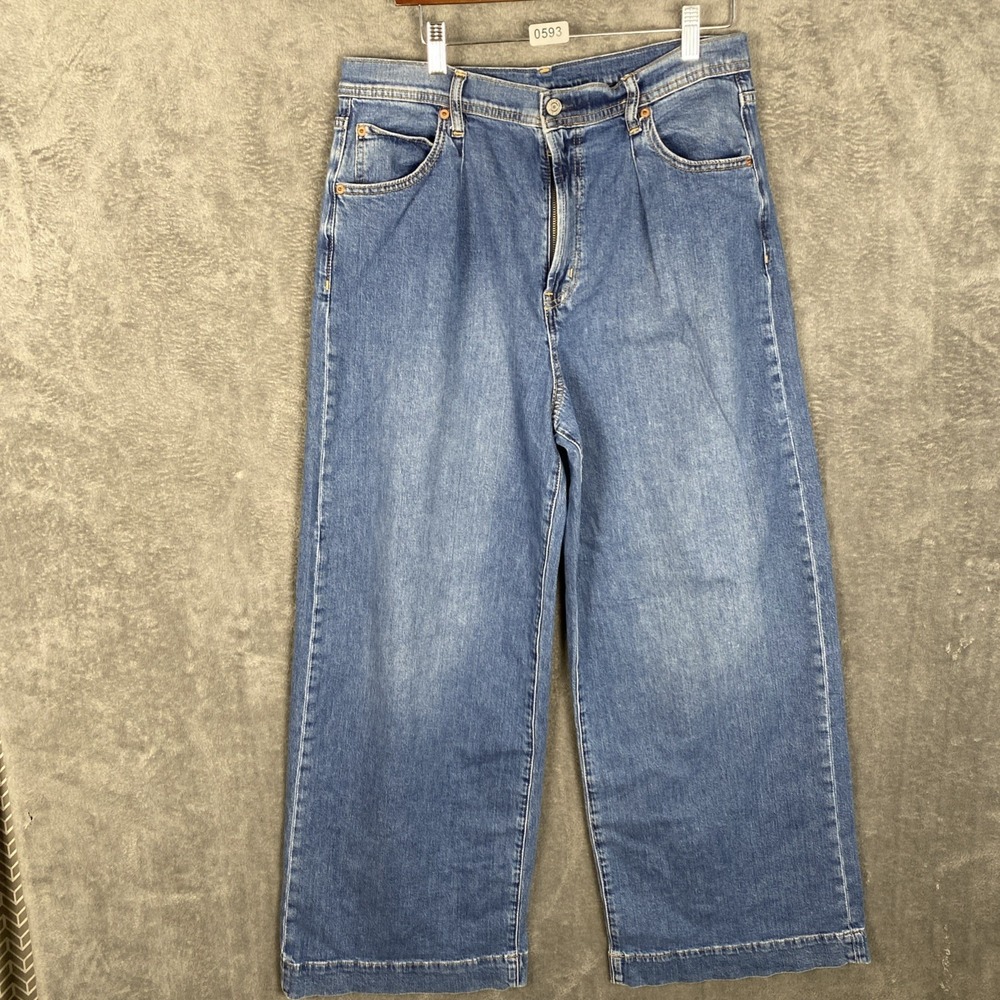 Gap Trouser High-Rise Wide Leg Pants Women's 12